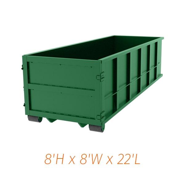 you can cancel a forty-yard dumpster rental; however, you may be subject to cancellation fees depending on the company’s policies